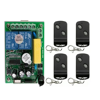 

AC 220 V 2CH Channels 2 CH RF Wireless Remote Control Switch System,315/433 MHz Transmitter and Receiver/Garage Doors/ lamp