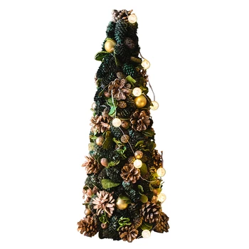 

Mini Christmas Decorations Tree Instagram Luxury Simulation Wreath String Santa Free Shipping Gift for Kids Window Decoration E5