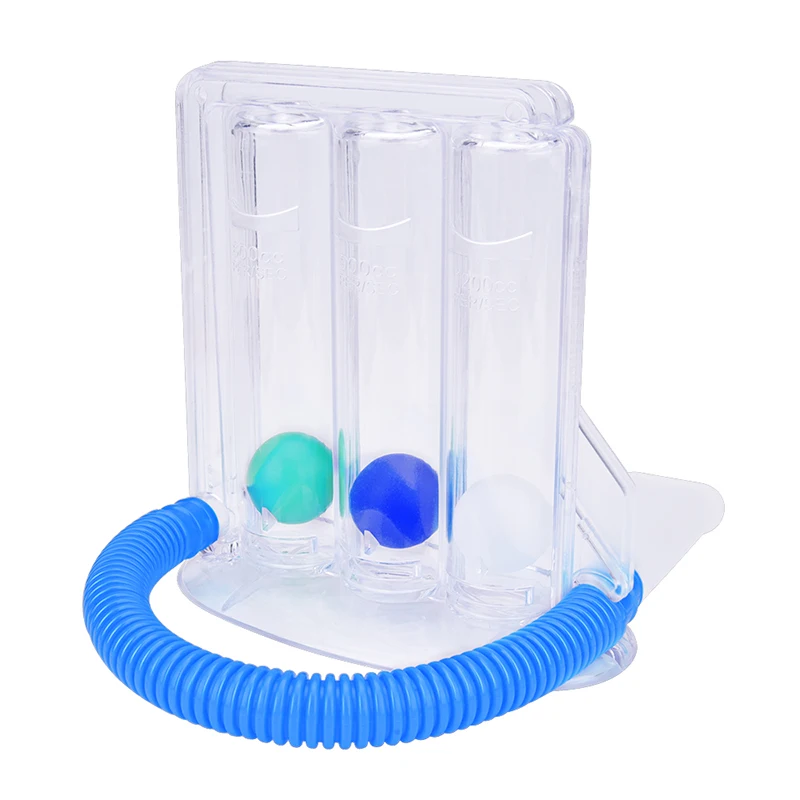 Дыхательные тренажеры моющиеся гигиенический респираторный тренажер трехшариковый аппарат жизненная емкость дыхательный тренажер