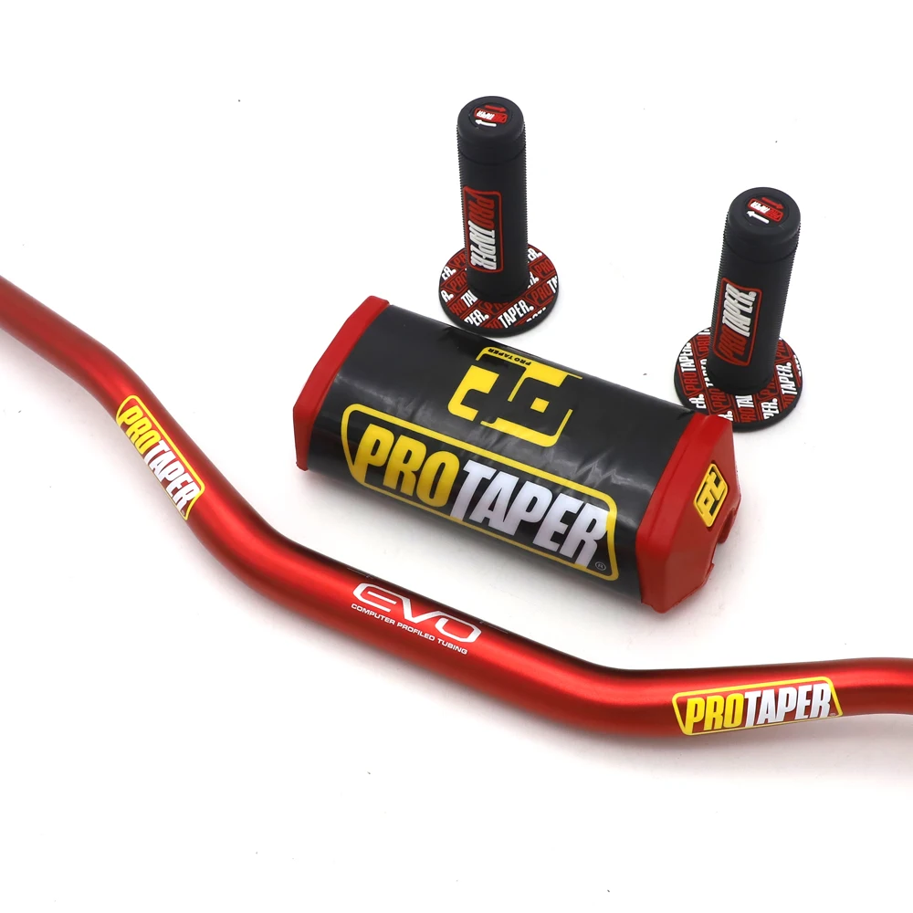 Руль PRO Taper Pack Fat Bar 1-1/" Dirt Pit велосипед мотоцикл для мотокросса руль 810 мм Длина 28 мм PRO Алюминий - Цвет: E