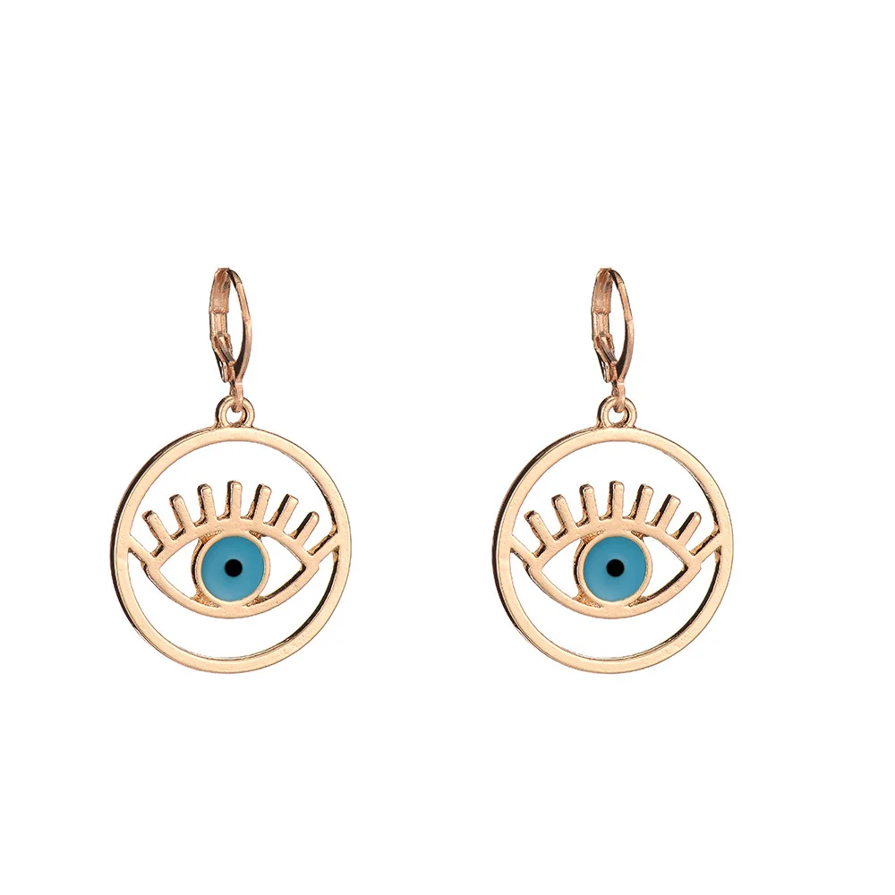 Geometric Earrings Fashion personality Bodomian style female girl earrings temperament dripping cute pop