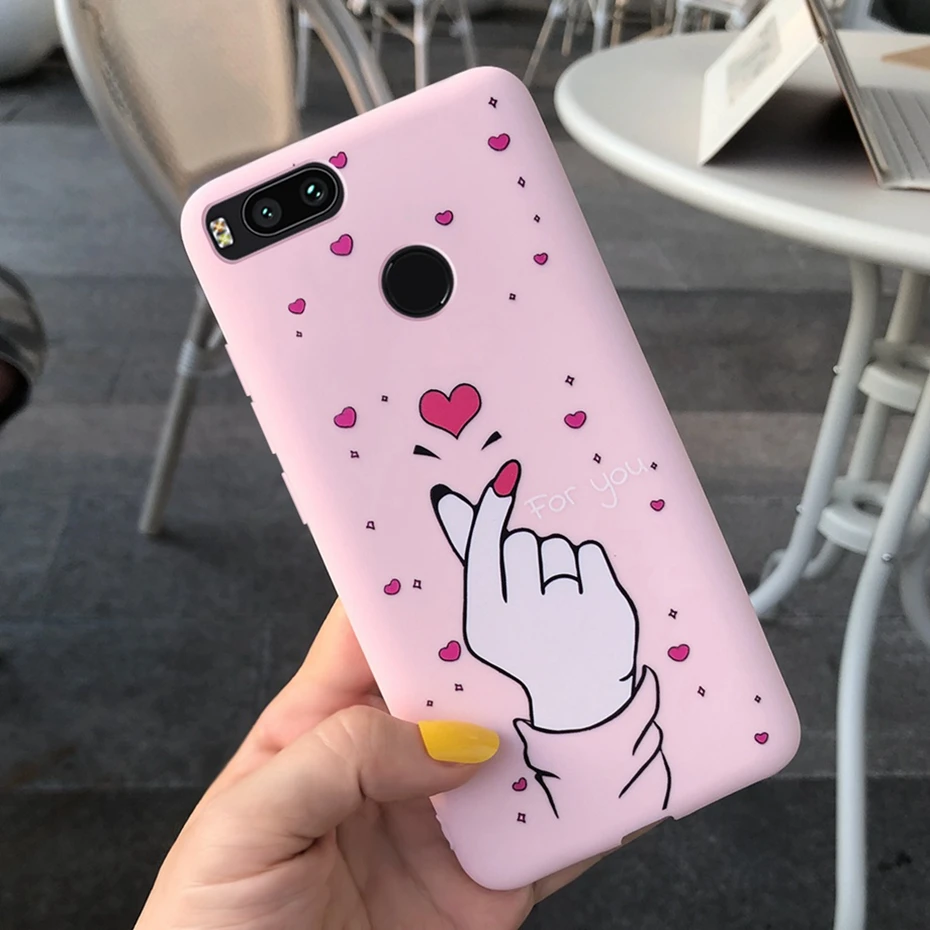 Золотой Для Xiaomi mi A1, ультра тонкий мягкий чехол из ТПУ, милый силиконовый чехол на заднюю панель для Xiao mi Xio mi A1 mi A1 A 1 5X, чехол с рисунком кота - Цвет: Золотой