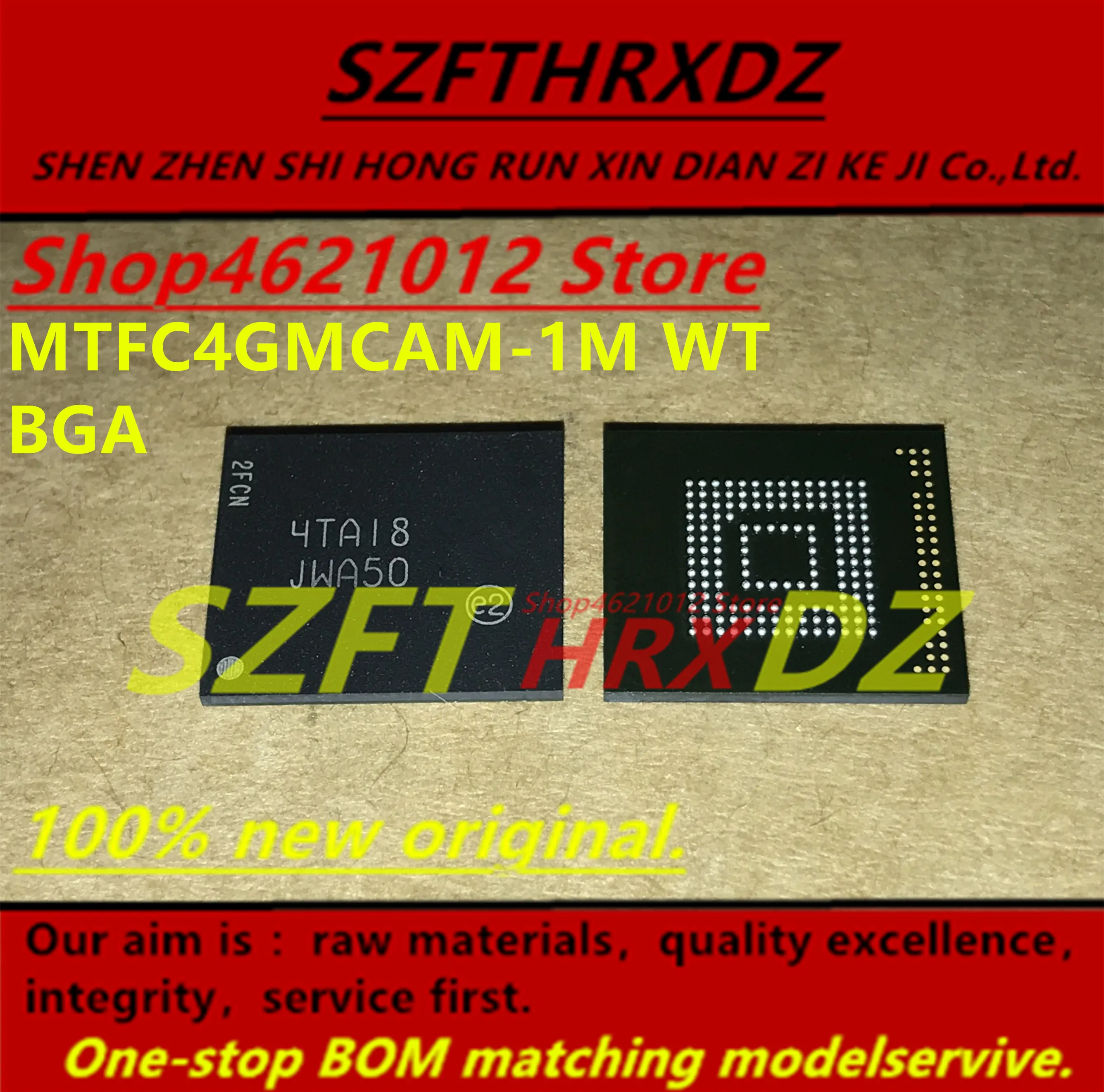 SZFTHRXDZ(1 шт.-2 шт.) MTFC4GMCAM-1M WT JWA50 BGA
