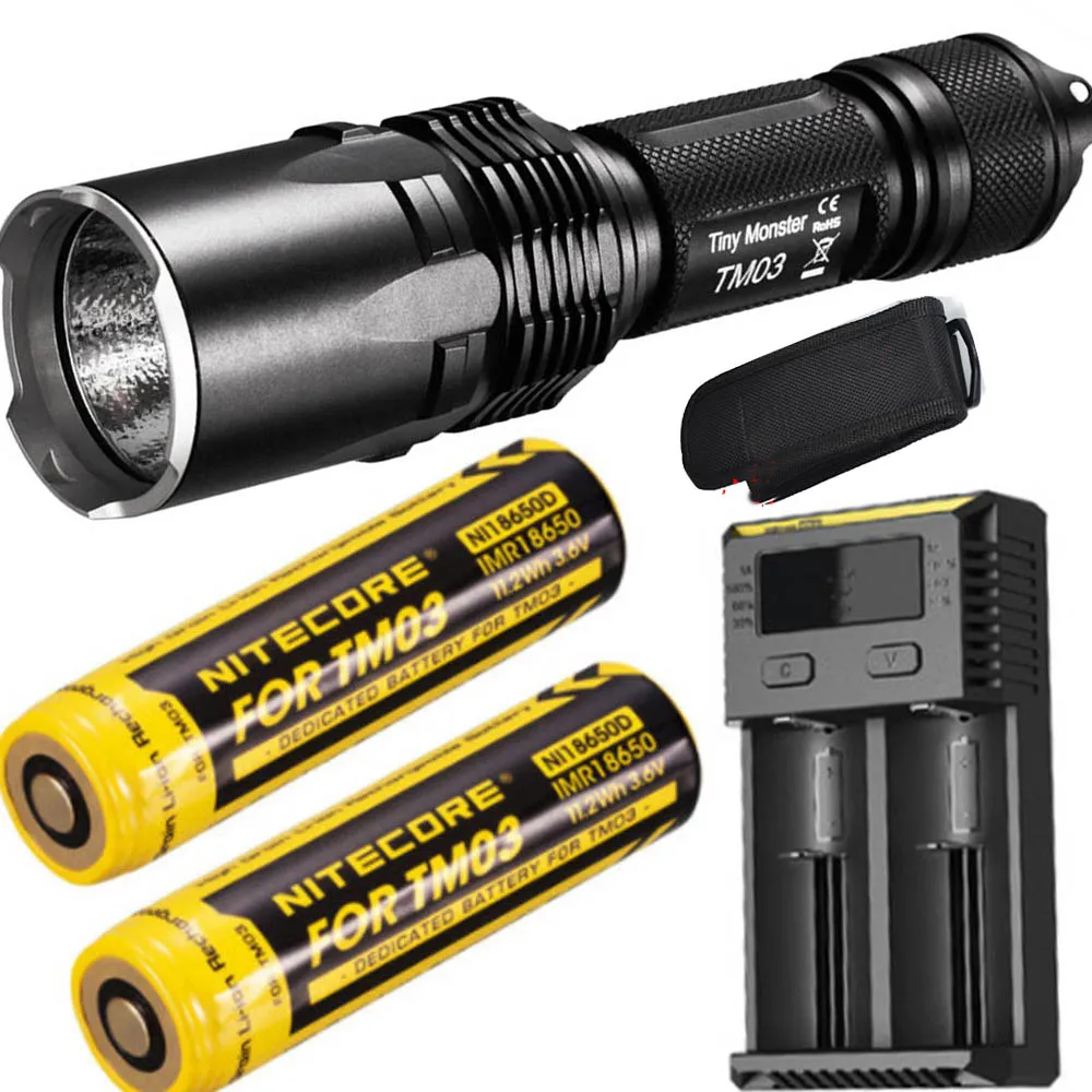 NITECORE TM03 TM03CRI тактический фонарь CREE XHP70 светодиодный Макс 2800LM дальность луча 289