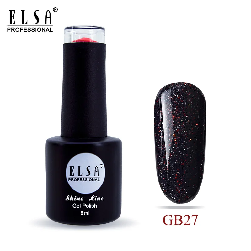 Elsa Гель-лак набор все для маникюра Полупостоянный Vernis топ и Базовое покрытие УФ-гель лак замочить ногтей художественный Гель-лак для ногтей - Цвет: GB27