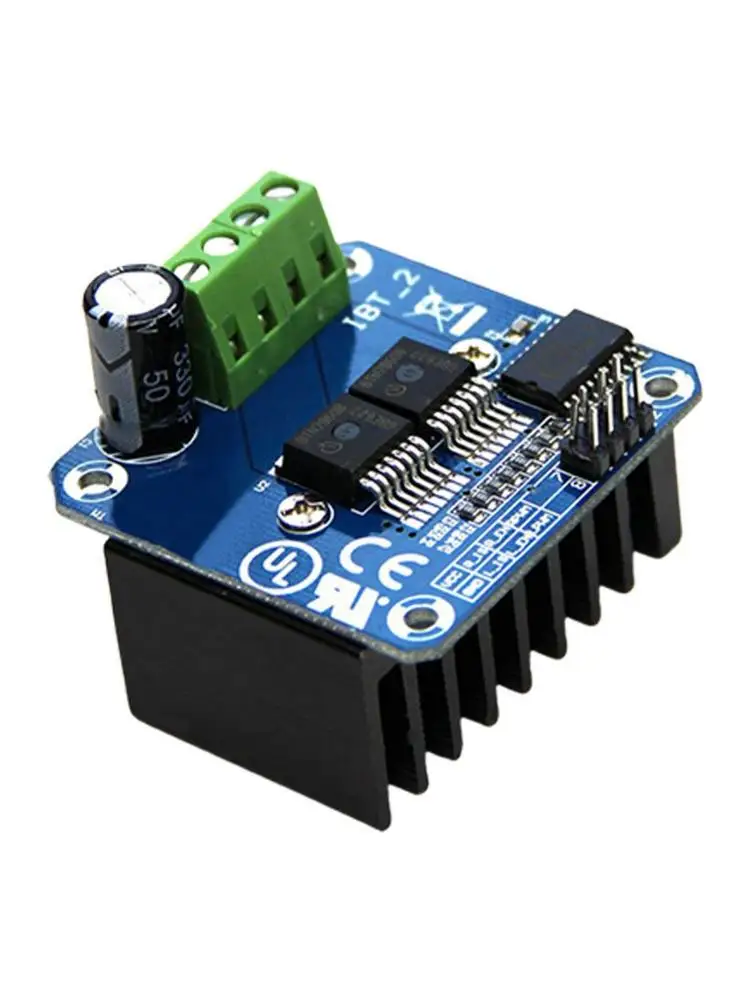 IBT-2 모터 드라이버 모듈 스마트 자동차 드라이버 모듈 2 채널 PWM MCU 보호 GND. 5V. Pwm1. PWM2