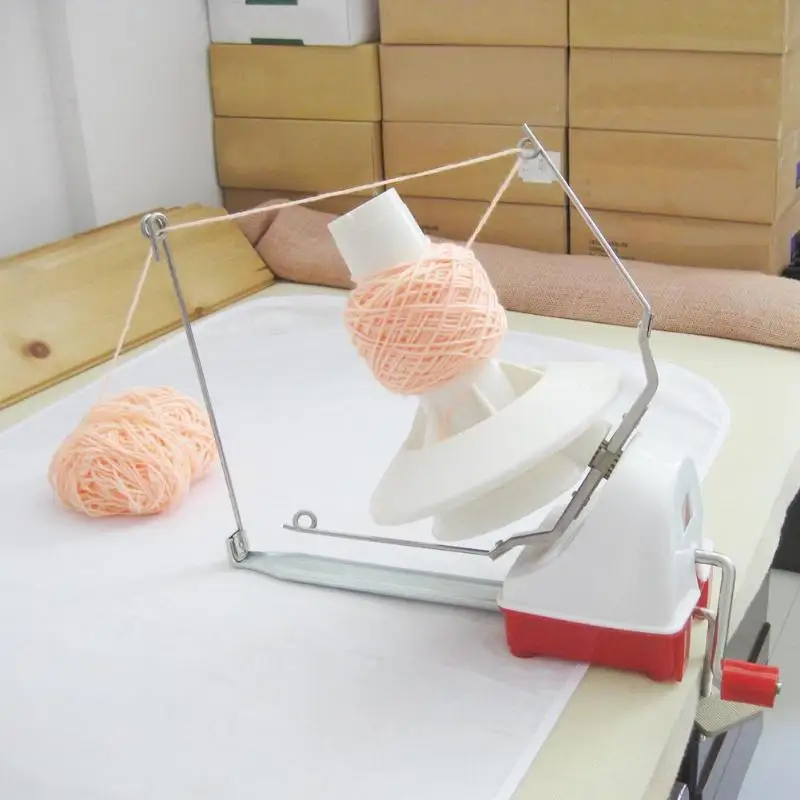 

Portable Hand-Operated Swift Yarn Fiber String Thread Ball Wool Winder Knitting Roll Coil Tidy Machine For Household New