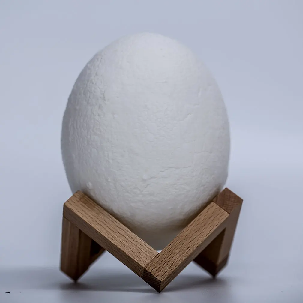 Food Grade Degradable Pla3d Printing Dinosaur Egg Light Moon Light Strange Night Light Table Lamp Led Light Birthday Gift