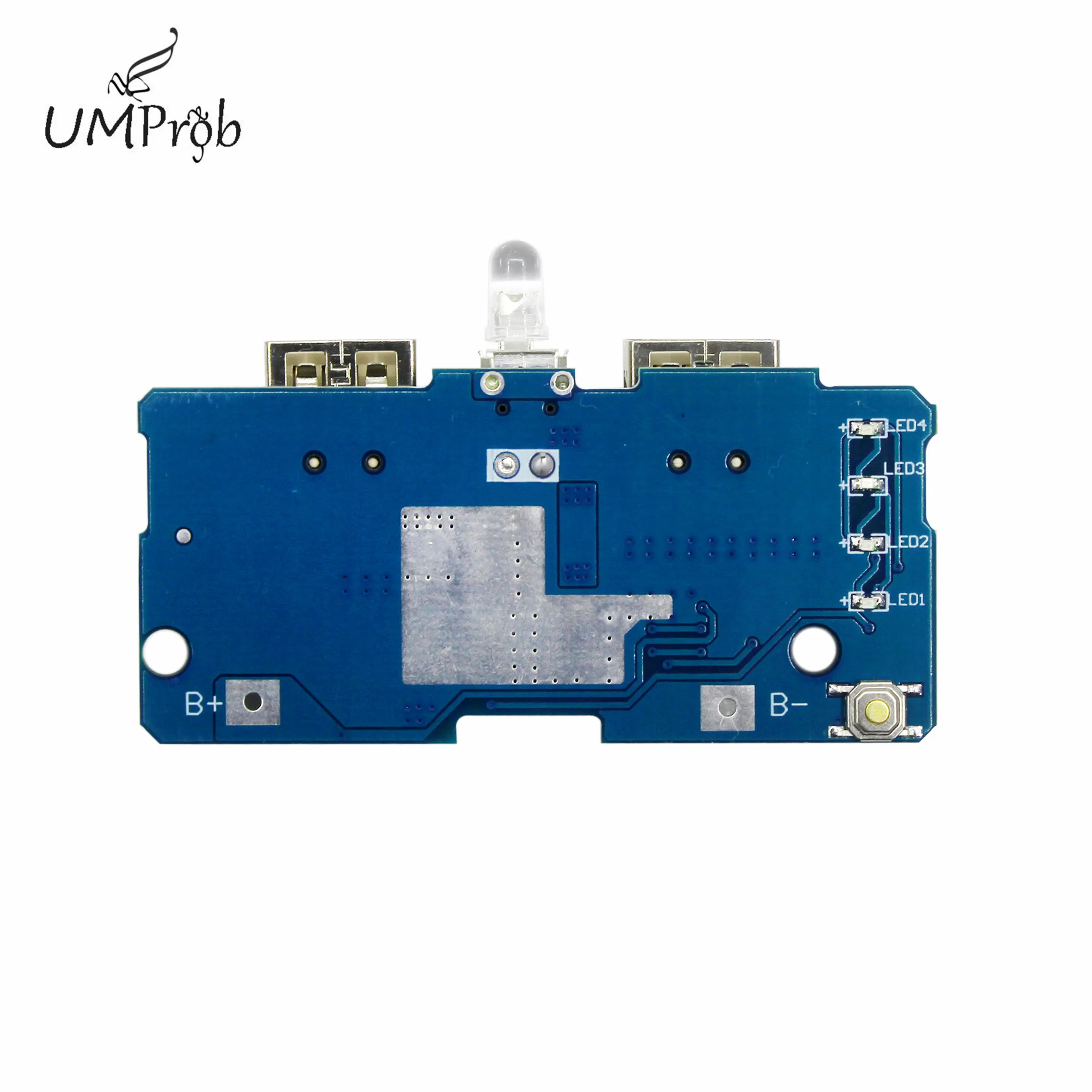 18650 Dual Micro USB 3 7 В до 5 2A Boost Мобильный Внешний аккумулятор DIY литиевая батарея