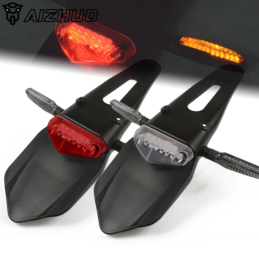 

Motorcycle Dirt Bike License Plate Warning Brake Turn Signal Light For Honda CRF250L/M CRF250RALLY CR CRF XR CRM SL230 SL250