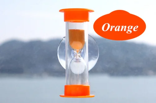 Orange Игрушка таймер для душа с присоской практичные песочные часы инструмент для купания Гаджет Удобные песочные часы ABS аксессуары для ванной дома - Цвет: Orange