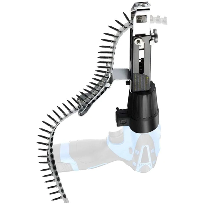 Hot Drywall Screw Electric Automatic Chain Nail Machine with 50PCs Screwdriver Bit | Инструменты