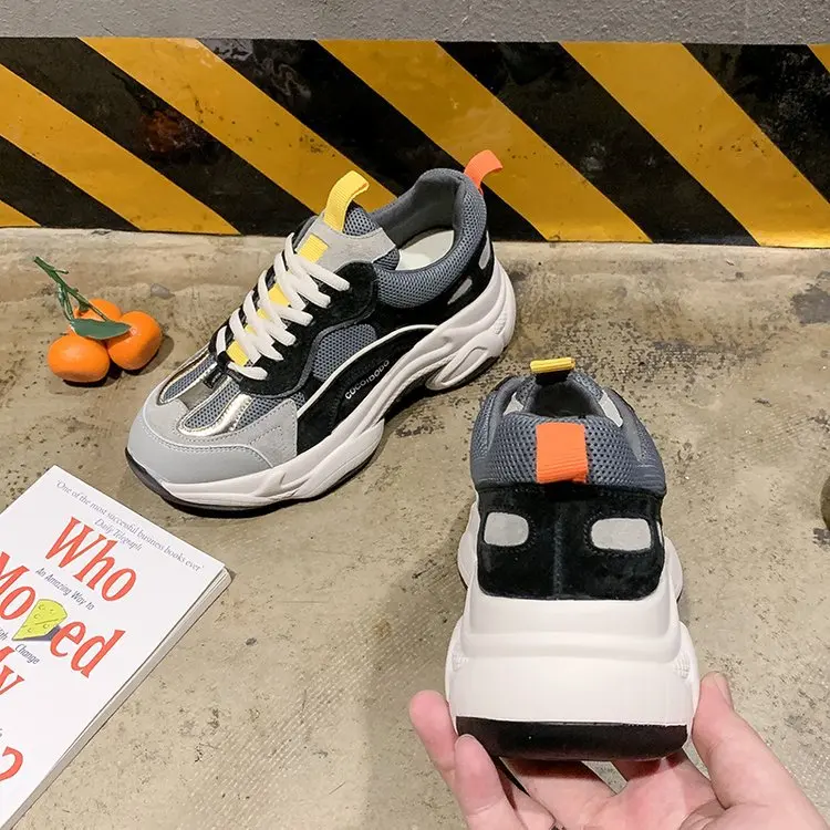 

Supply of Goods Place of Origin 2019 Autumn And Winter Korean-style Versatile Athletic Shoes Women's INS Super Fire Students Thi