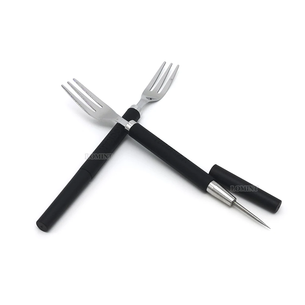 Fruit Forks Stainless Steel For Hookah Shisha With Aluminum Foil Hole Puncher