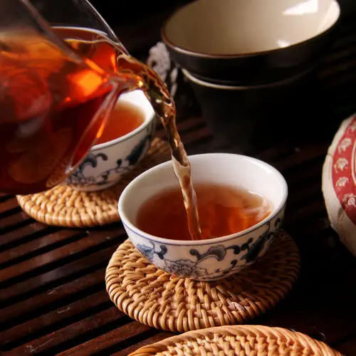 2012 Liming золотой павлиний чай премиум класса Menghai Шу Ripe Pu erh торт 357 г| |