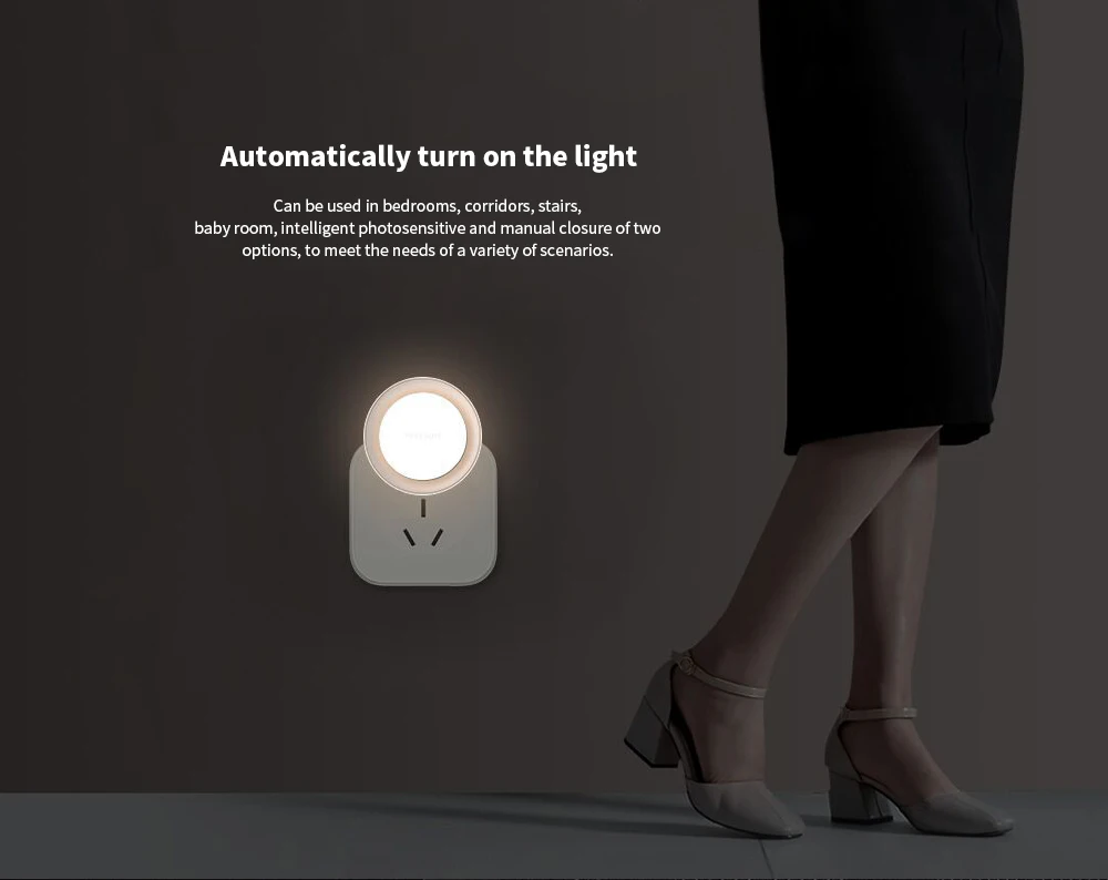YEE светильник, умный Ночной светильник, низкое энергопотребление, светильник с датчиком, Интеллектуальное распознавание, энергосберегающий светильник ing для кормления
