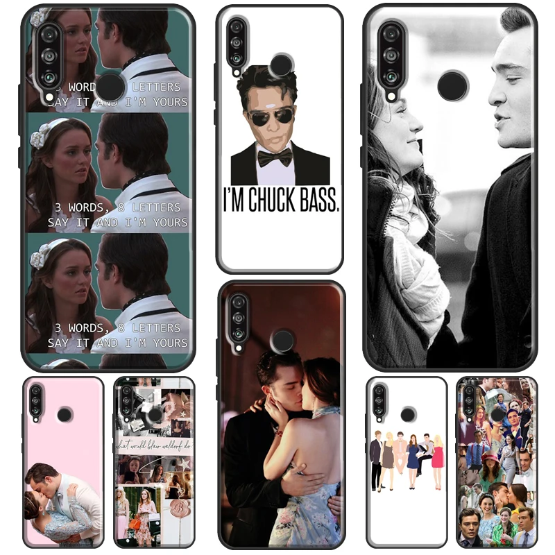 Chuck Bass Blair Waldorf Gossip Girl Phone Case For Huawei P20 Lite P30 P40 Pro Mate 10 20 P Smart 2019 2021 Back Cover | Мобильные