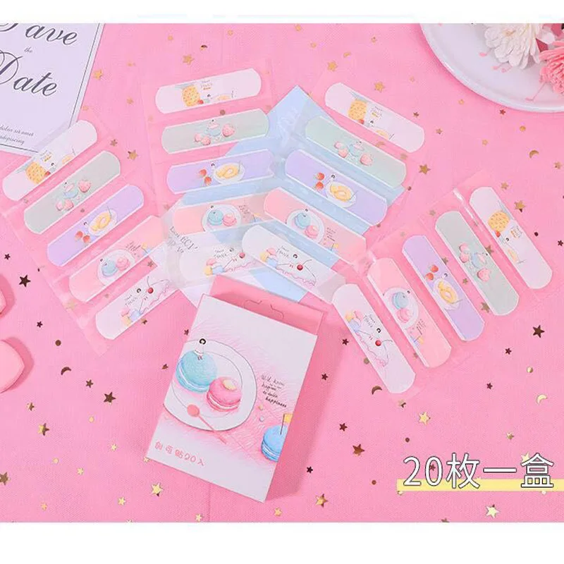 20/40/100pcs Cartoon Bandages Adhesive Bandages Wound Plaster First Aid Hemostasis Band Aid Sterile Stickers for Children random
