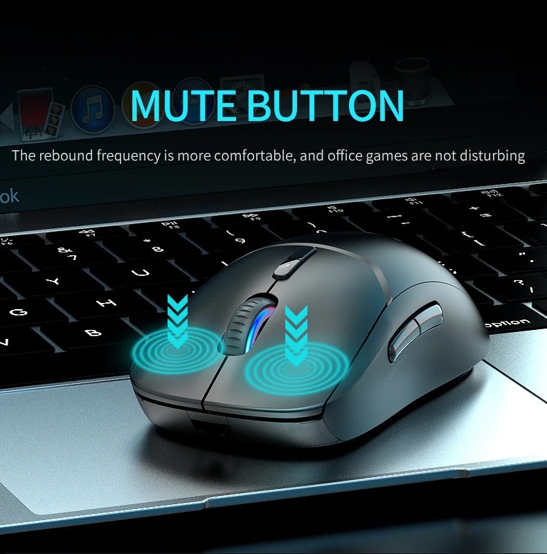 best wireless mouse 2400DPI Rechargeable Optical Wireless Bluetooth5.0 2.4G Receiver Dual Mode Computer Mouse Portable Noiseless Mice For PC Laptop best computer mouse