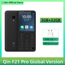 

Global Version Qin F21 Pro 3GB 32/64GB Mobile Phone 2.8'' IPS Screen 480*640P 5MP Rear Camera Cellphone 2120mAh Android Phone