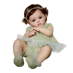 23 rerereborns boneca educação interativa brinquedo realista com pano corpo crianças favor dropshipping