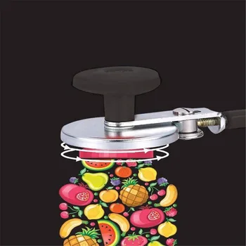 

Kitchen Cans Opener Sealer Condiment Bottles Capping Machine Jam Beverage Jar Beer Tools Gadgets Utensils Silver Metal Tools