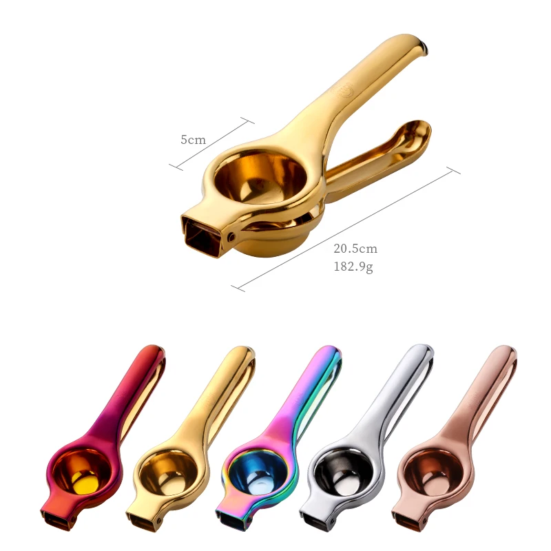 

1 Pcs Manual Lemon Squeezer Stainless Steel Colorful Hand Orange Citrus Juicer Home Kitchen Fruit Vegetable Tools