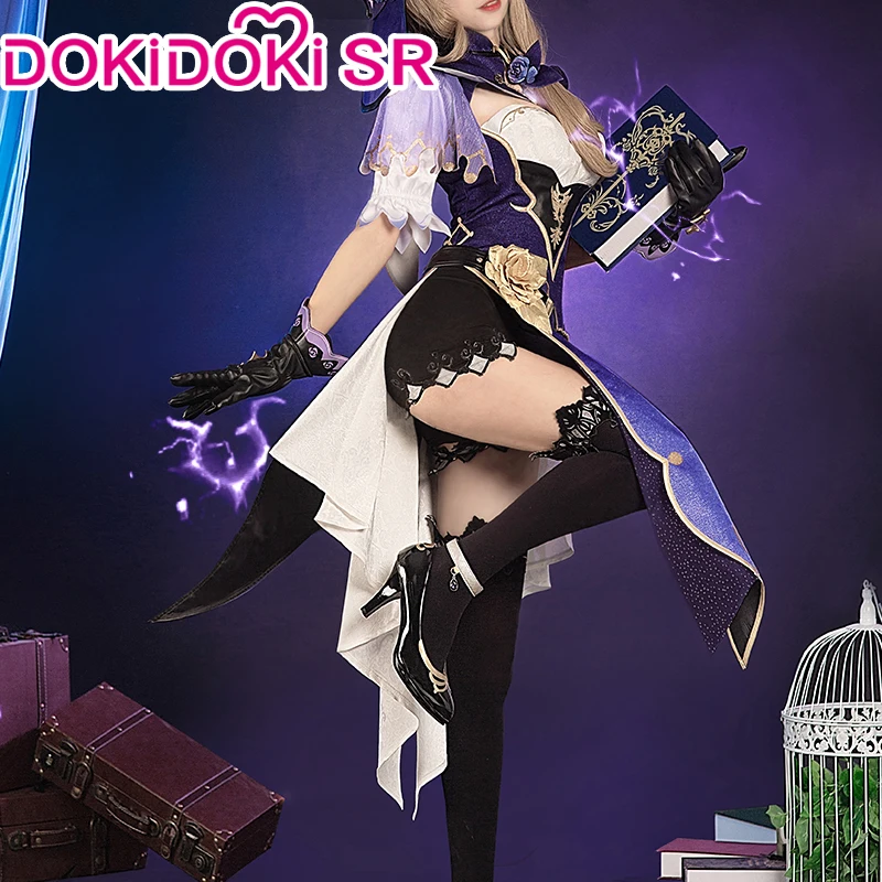 PRE SALE DokiDoki SR Game Genshin Impact Cosplay Костюм Лиза Lisa костюм|Игровые костюмы| |