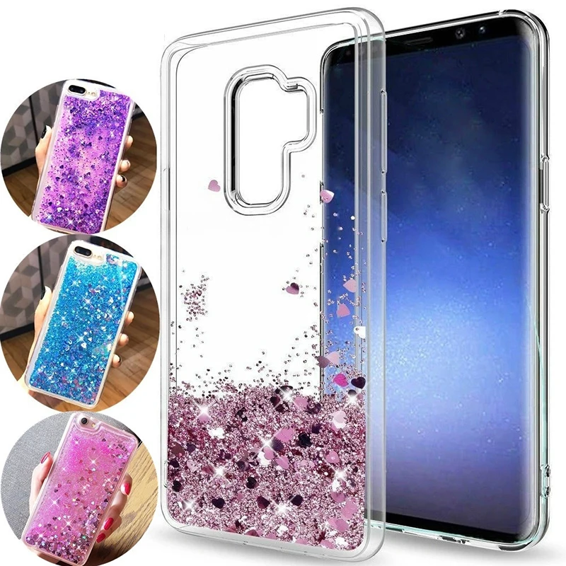 Чехол с зыбучим песком для Samsung Note 10 + 9 8 S10 S9 S8 Plus мягкий чехол из ТПУ Galaxy A90 A80 A70 A60 A50