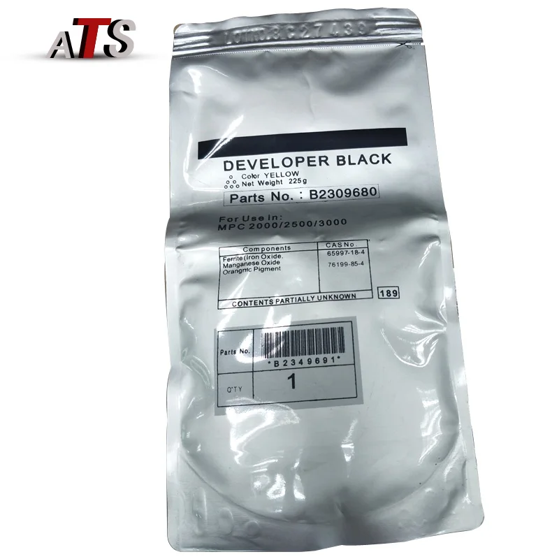 1 шт. CMYK порошок для цветопередачи 225 г для Ricoh B2309680 MPC 2000 2500 3000 совместимый MPC2000 MPC2500 MPC3000 запасные части для копировального аппарата
