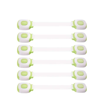 

Baby Cabinet Locks | Child Cabinet And Drawers Locks No Drill | Simple Latch Childproofing System - Childproof Cabinets Drawers