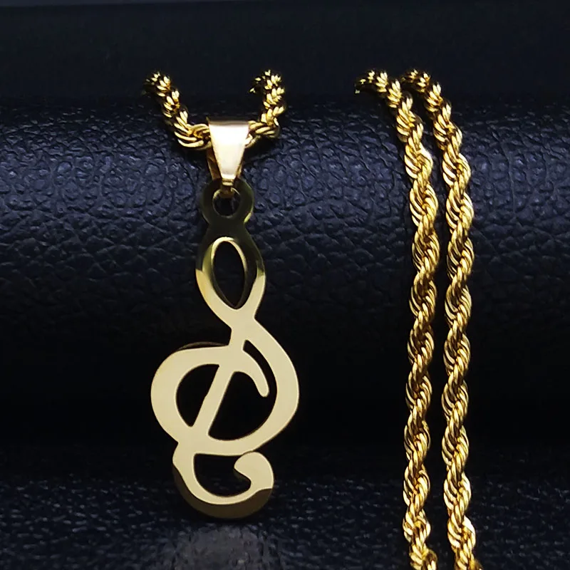 Модное ожерелье с лезвием из нержавеющей стали золотого цвета длинное ожерелье ювелирные изделия для женщин или мужчин collares largos de moda N3309 - Окраска металла: C GD 60cm RM
