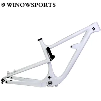 

2020 Hot selling winowsports S/M/L/XL carbon full suspension mtb bike frame Seat tube 31.6mm Clamp 34.9mm carbon bike frame