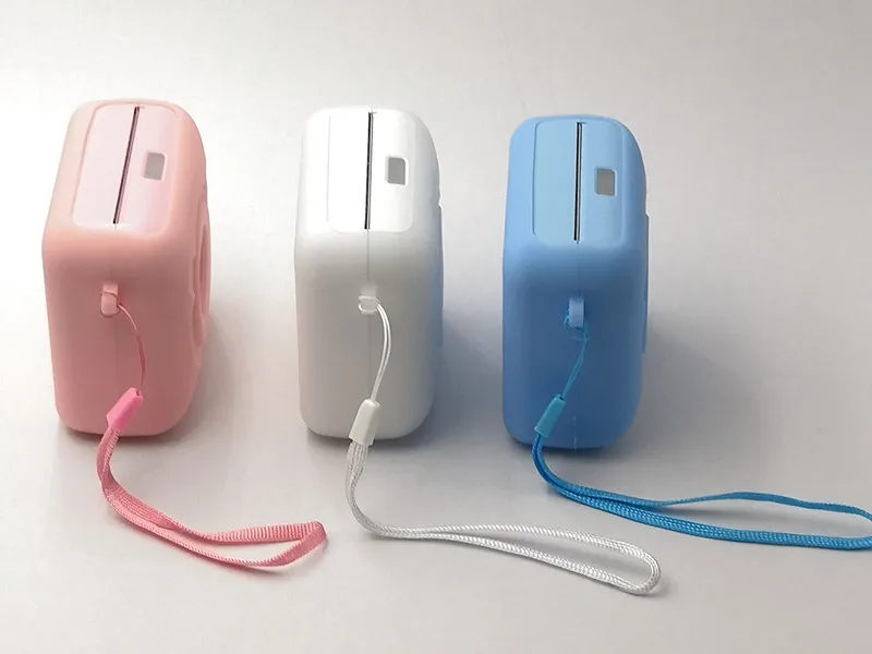 A6 pocket thermal inkless photo printer with soft silicone case (7)_副本