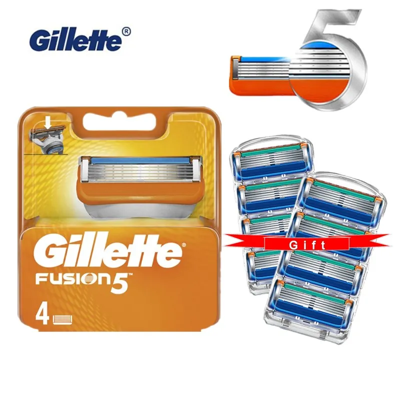 

Machine for Shaving Blades Gillette Fusion 5 Men Shaver Blade Stainless Steel Razor Blade Straight Razor Cassette for Shaving