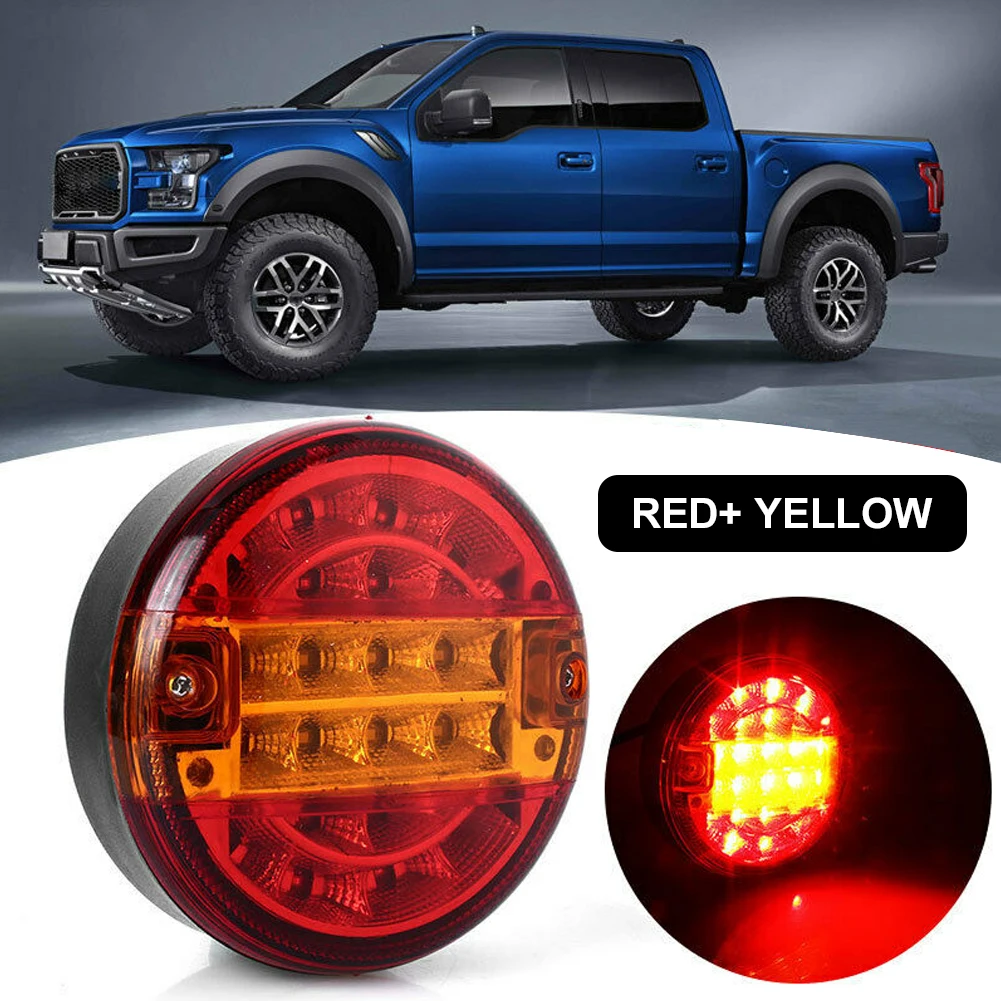 

NEW 20 LEDs Car Door Opening Warning Lights Wireless Magnetic design Strobe Flashing Anti Rear-end Collision Safety Lamps Round