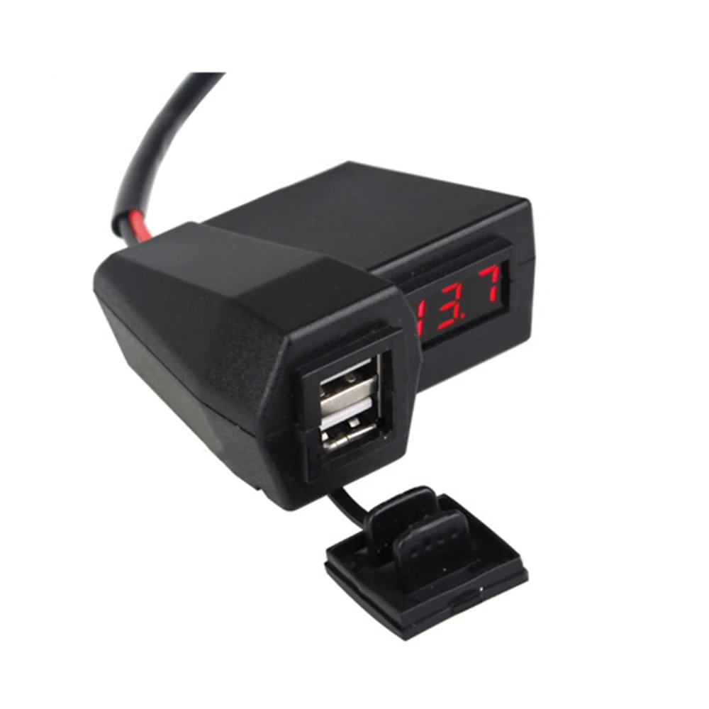 PP 4-в-1 2-24 V) Многофункциональная мотоцикл зарядных порта USB для автомобиля Зарядное устройство 30x28x62 мм с наружной резьбой