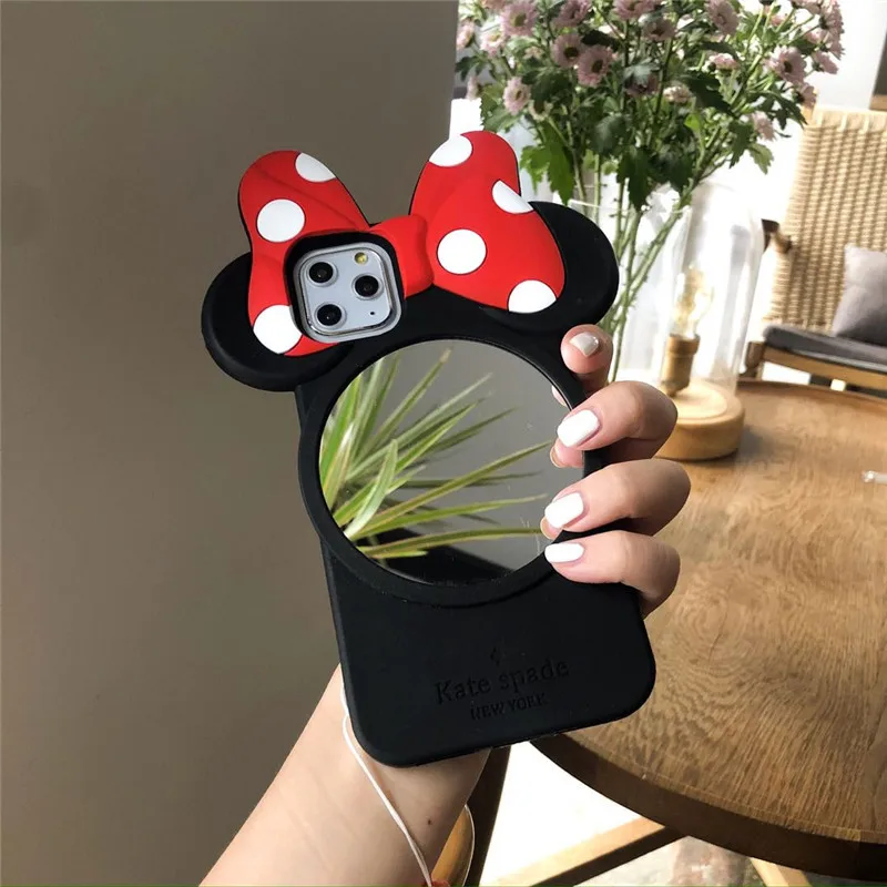 PROD 1005003278124311 Disney Minnie Cartoon Mirror Mobile Phone Case
for iPhone 7/8 plus x/xs xr xsmax 11 pro max 12pro max Cute cellphone
Shell
