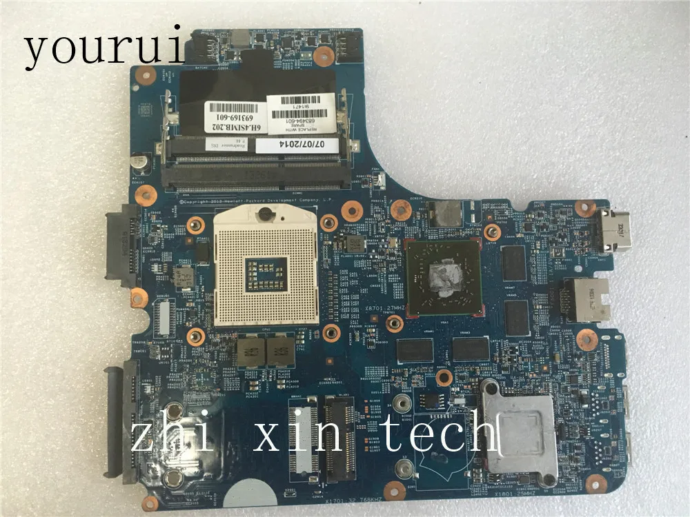 Материнская плата yourui для ноутбука HP Probook 4440s 4540s 4740s 683494-601 683494-001 693169-601 DDR3