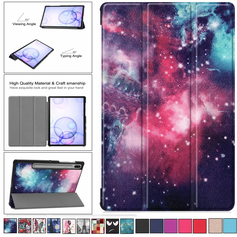 Кожаный захлопывающийся Чехол-книжка с подставкой для смарт-чехол авторежим