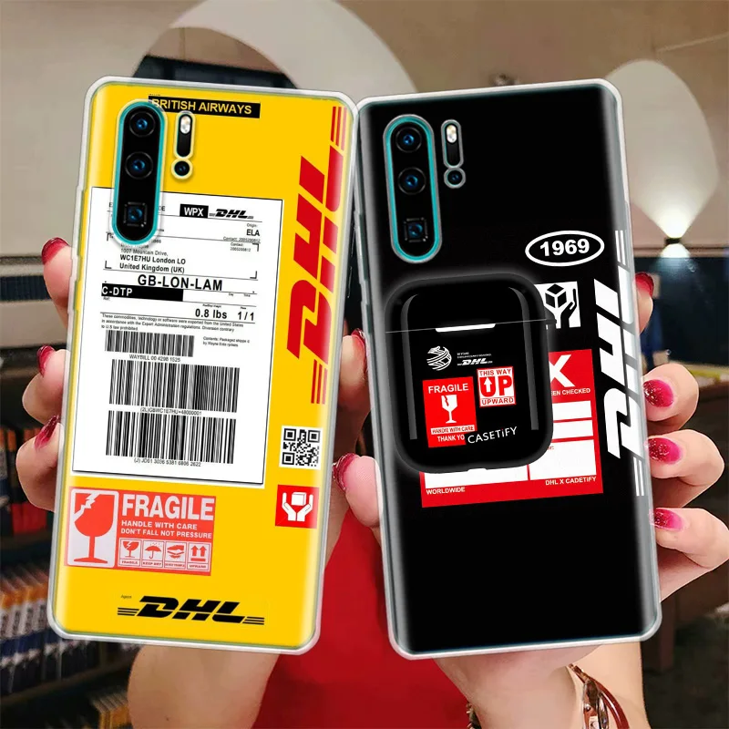 Забавный силиконовый чехол DHL Express для телефона Huawei Y5 Y6 Y7 Y9 Honor 10 Lite 9 8A Pro 8S 8X P Smart Z 2019