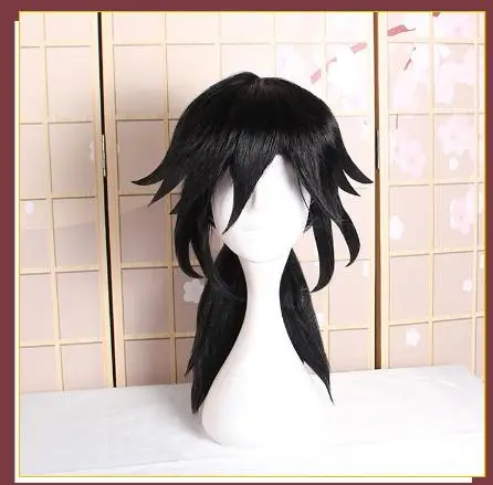 Tomioka Giyuu wig Demon Slayer Kamado Nezuko Agatsuma Zenitsu Tomioka Giyuu Кимоно костюмы Косплей Аниме Kimetsu no Yaiba Cos униформы H - Цвет: Tomioka Giyuu wig