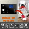 4G home alarm Tuya Wifi Alarm APP 433MHz Wireless & Wired Detector Burglar Alarms RFID Card TFT LCD Touch Keyboard 11 Languages ► Photo 2/6