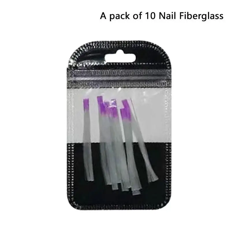 1 упаковка профессионального стекловолокна для наращивания ногтей стеклянные