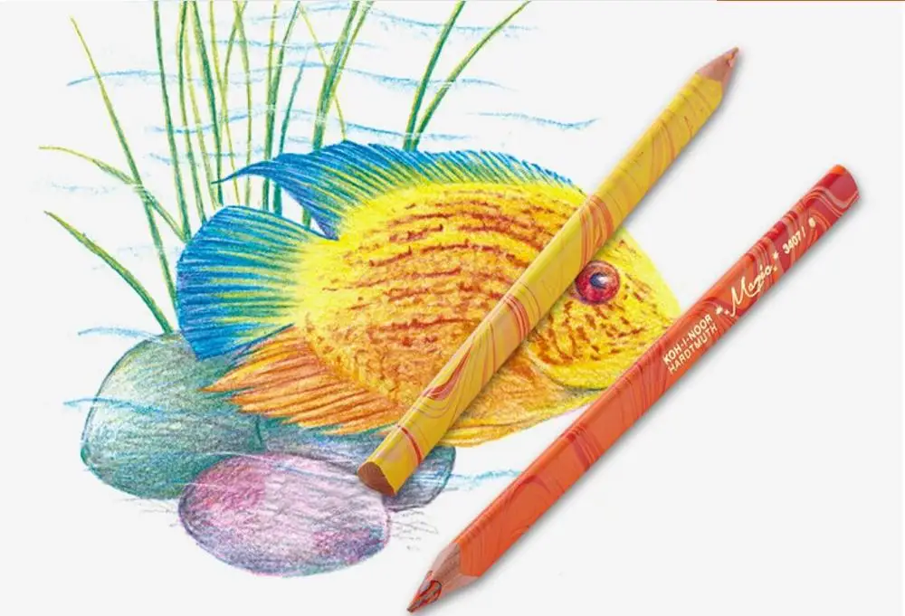 13 шт./компл. волшебные цветные гексагональные карандаши 3 в 1 радужные lapis