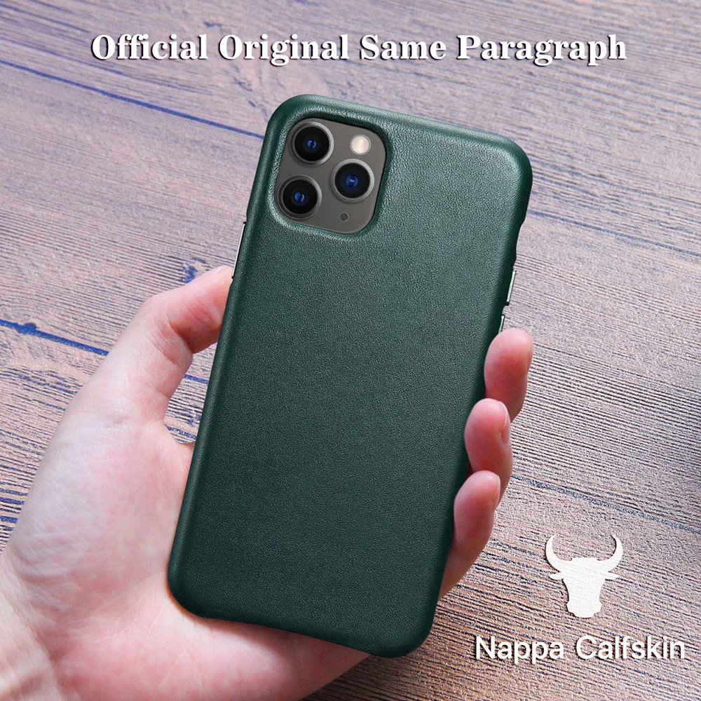Genuine Leather Case for iPhone 11 Pro Max Xs Max SE Official Original Luxury Real Cow Phone Cases for 7 8 Plus X Xr Back Cover Genuine Leather Case for iPhone 11 Pro Max Xs Max SE Official Original Luxury Real Cow Phone Cases for 7 8 Plus X Xr Back Cover