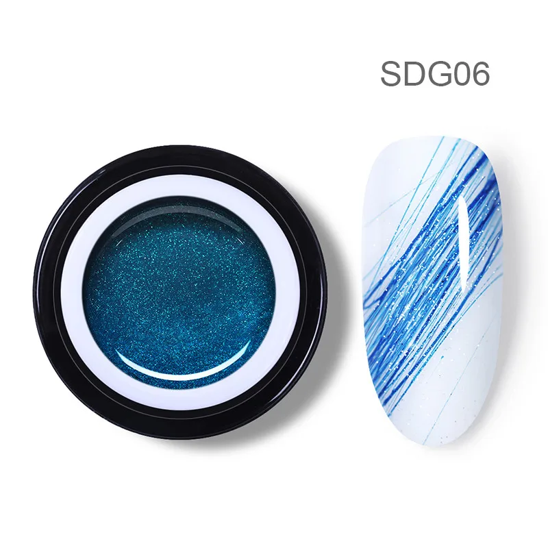BP-SDG06 BORN PRETTY, 5 мл, гель для рисования ногтей, лак, краска для ногтей, лак для ногтей, толстая упругая краска, УФ-гель, впитывающий паучий гель - Цвет: BP-SDG06