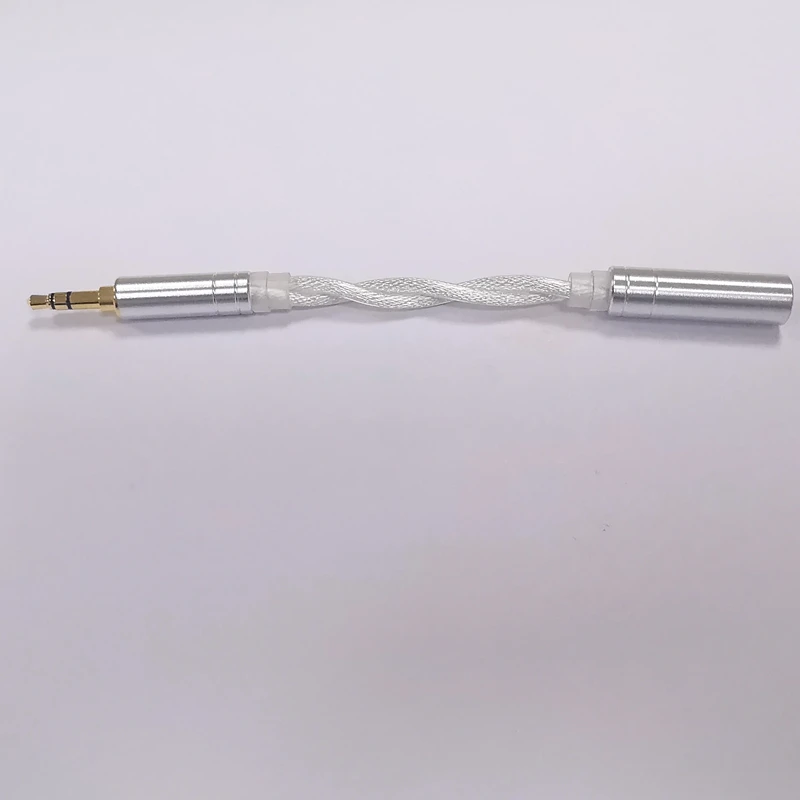 Núcleos Litz Único Cristal Cobre Chapeado Prata Adaptador Cabo 2.5 Fêmea para 3.5 Macho Fio para Zsx Cca C12 V90 Ba5zs10 Pro Zsn 2 - Image 2