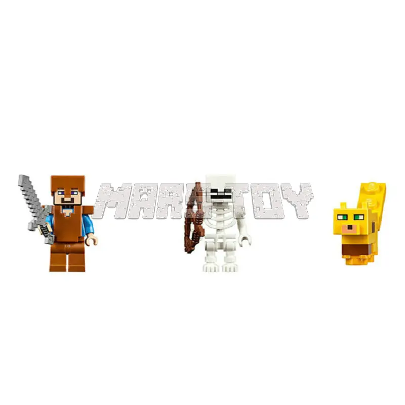 The Jungle Temple Building Block With Steve Action Figures Compatible 21132 My World Brick Set Gifts Toys The Jungle Temple Building Block With Steve Action Figures Compatible 21132 My World Brick Set Gifts Toys