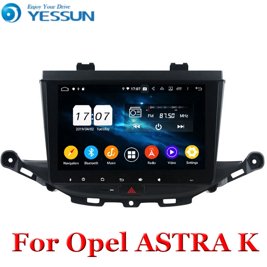 Android 9 Восьмиядерный 4G ram без dvd-плеера gps навигация для Opel ASTRA K головное устройство мультимедийный плеер DSP стерео